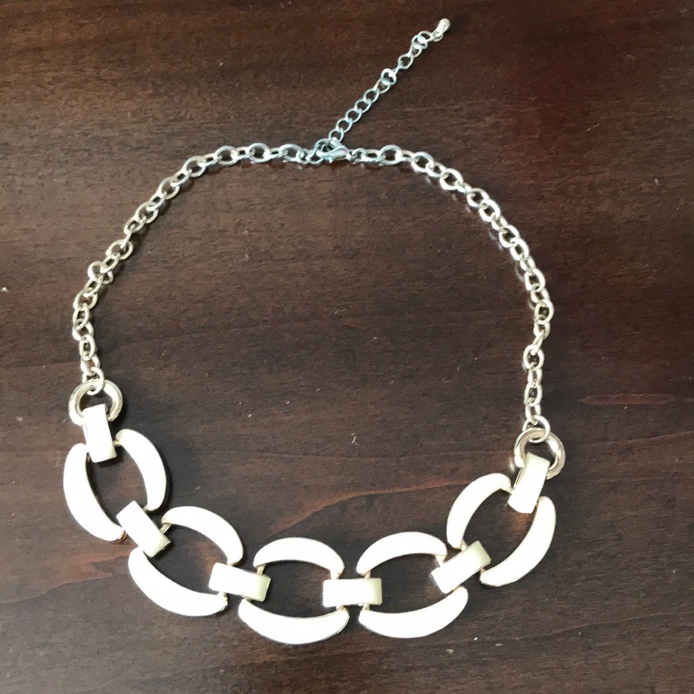 Zara cream statement necklace